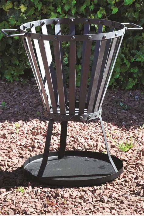 steel box fire pit|outdoor fire basket.